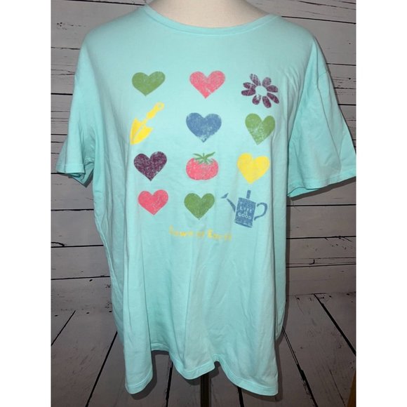 Life is Good LIG Tee Shirt XL Extra Large T-Shirt Garden‎ Down to Earth Classic - Picture 1 of 8